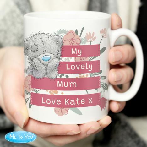Personalised Me to You Bear Floral Mug Extra Image 2